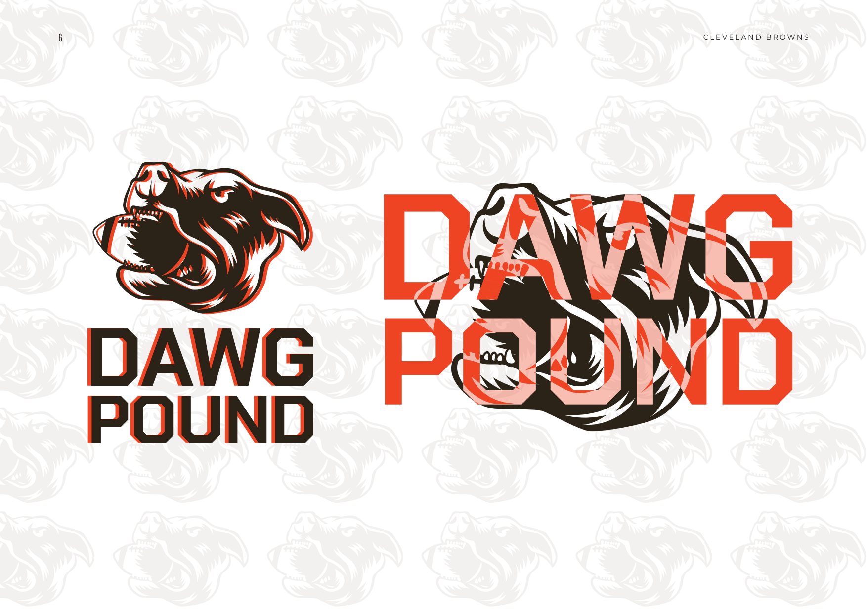 Dawg Pound wordmark lockups
